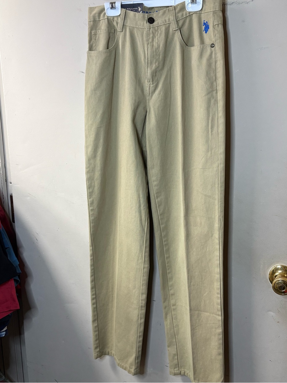 U.S. Polo Assn.boys size 16 slim fit Straight-Leg soft lightweight corduroy pant